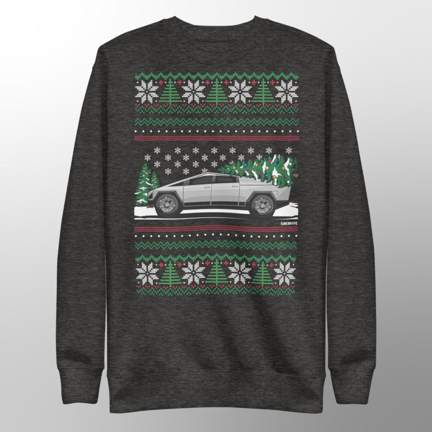 Ugly Christmas Sweater - Tesla Cybertruck