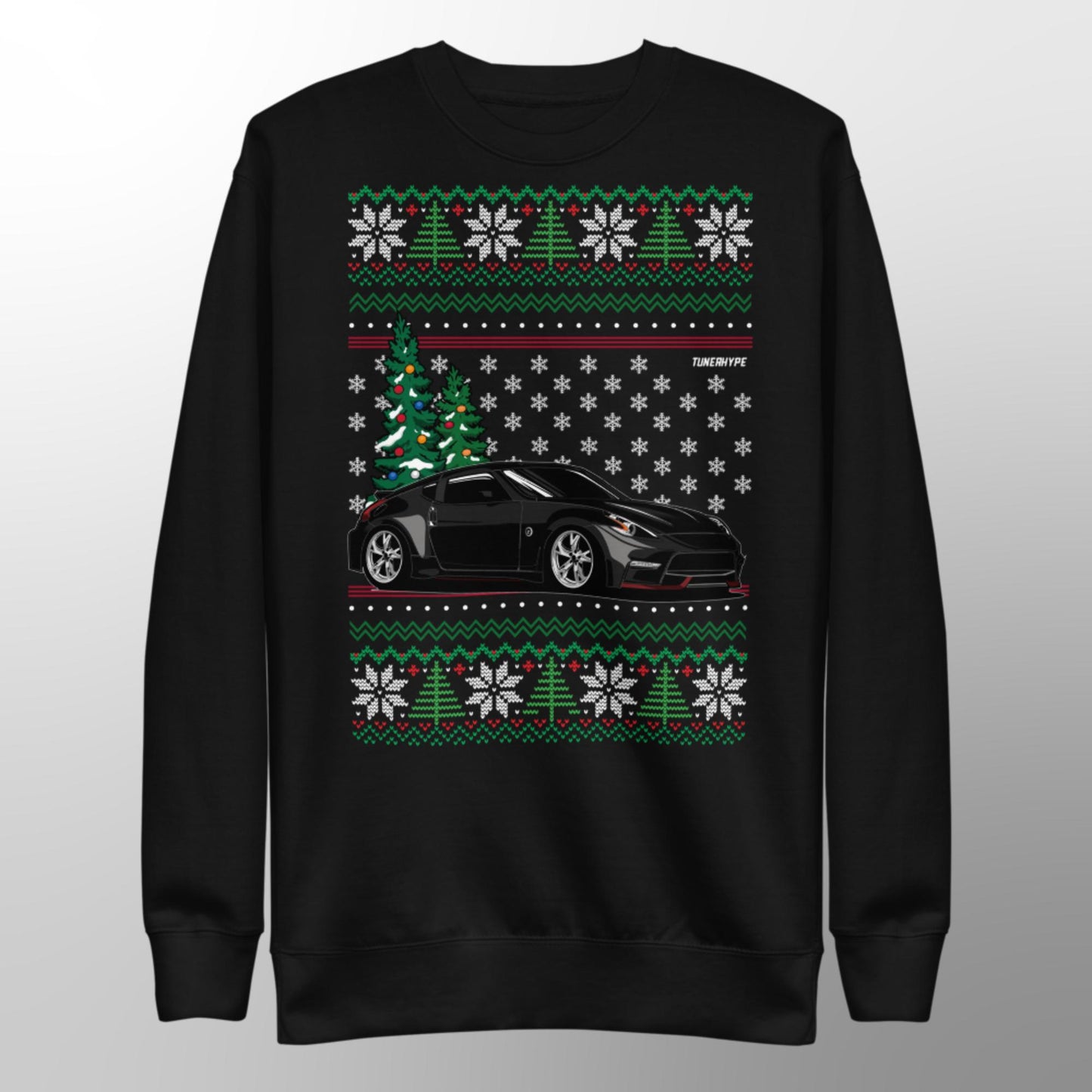 Ugly Christmas Sweater - Nissan 370z in Black