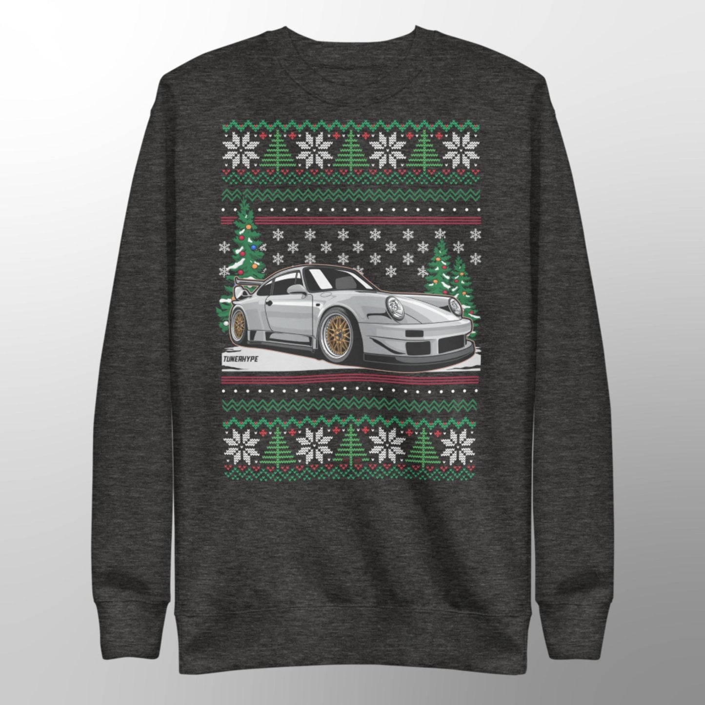 Ugly Christmas Sweater - Porsche 911 964 Grey