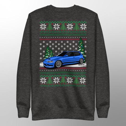 Ugly Christmas Sweater - Honda Civic EG
