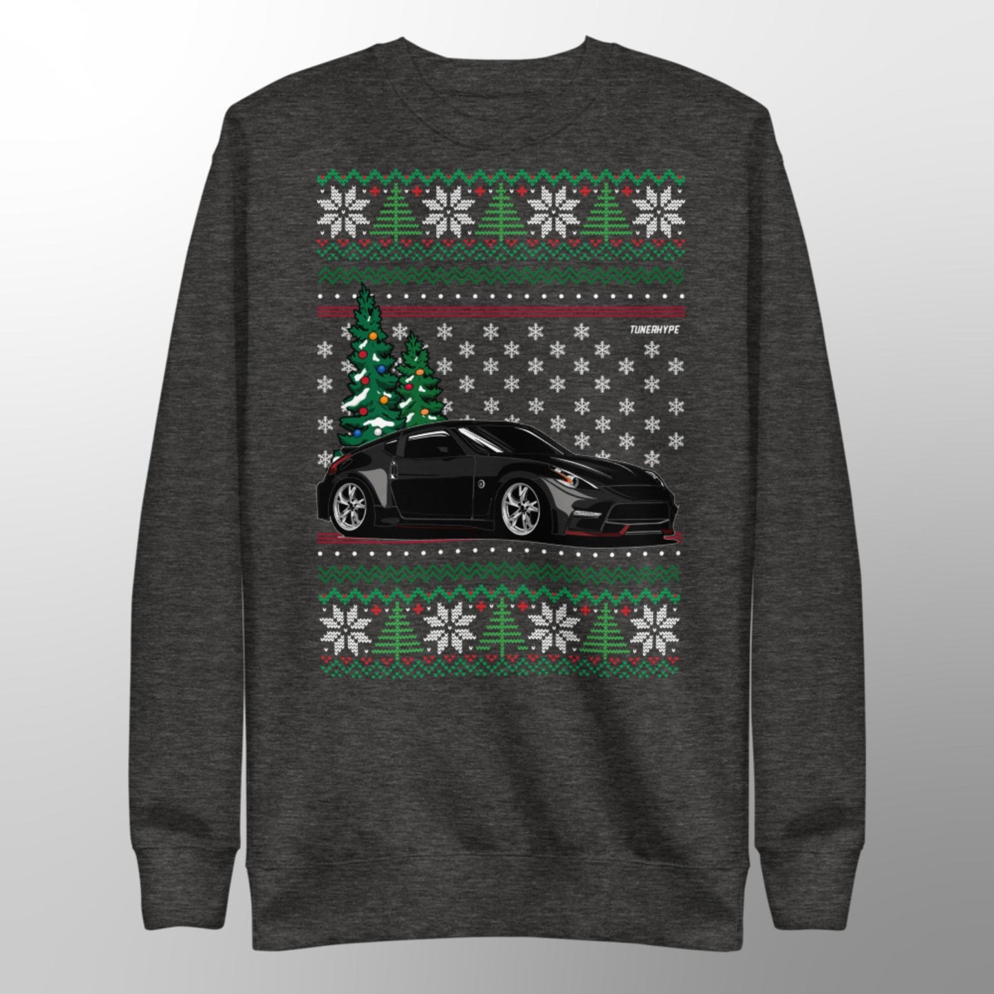 Ugly Christmas Sweater - Nissan 370z in Black