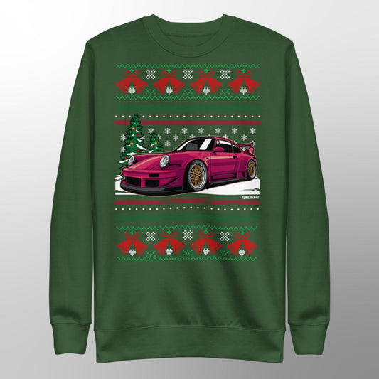 Ugly Christmas Sweater - Porsche 911 964 Red