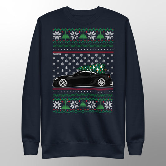 Ugly Christmas Sweater - Subaru BRZ / Toyota 86-FRS in Black