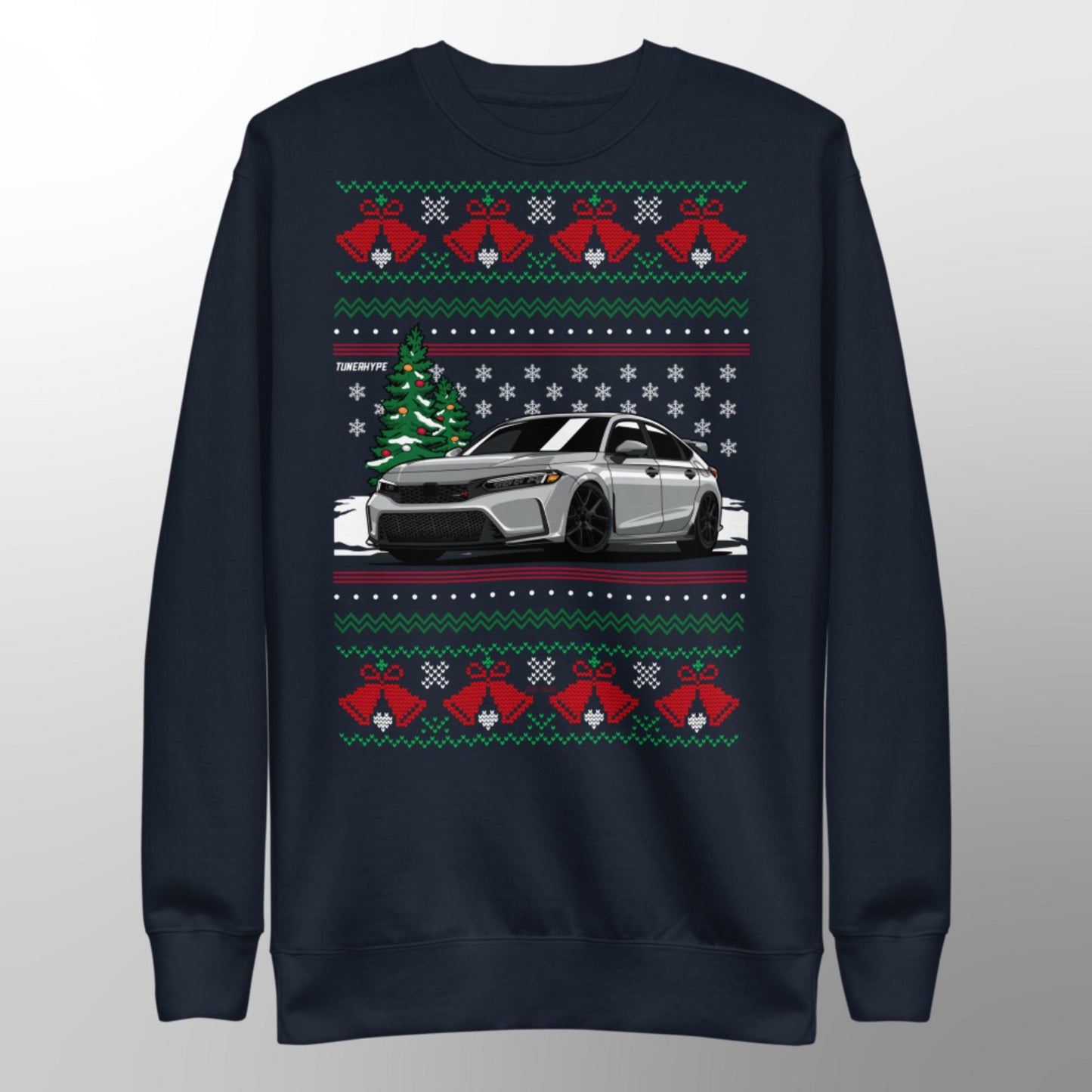 Ugly Christmas Sweater - Honda Civic Type R in Grey (FL5)