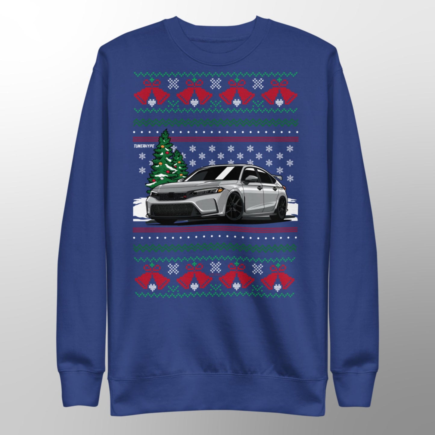 Ugly Christmas Sweater - Honda Civic Type R in Grey (FL5)